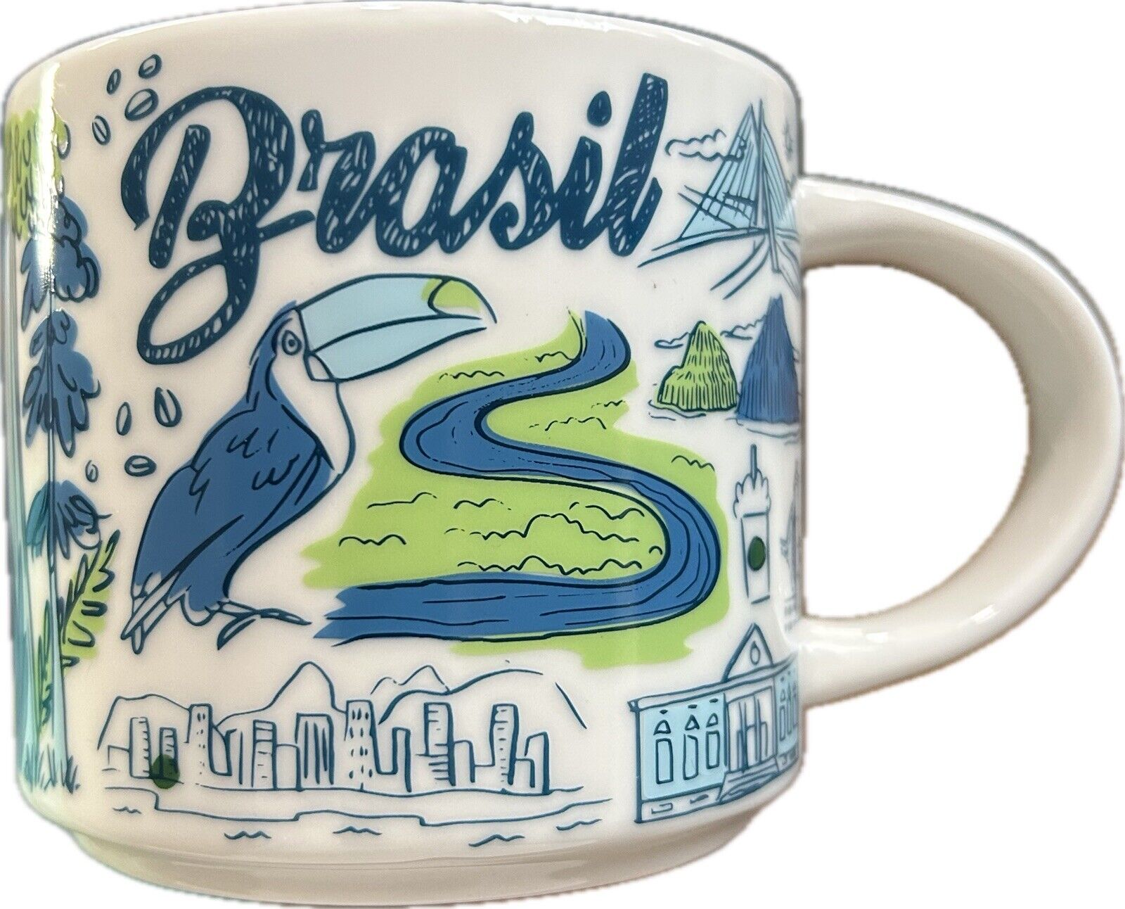 Starbucks Brasil Brazil Mug Been There Series 14oz Ceramic Coffee NEW - Sold on eBay December 7th, 2024 for $120.00