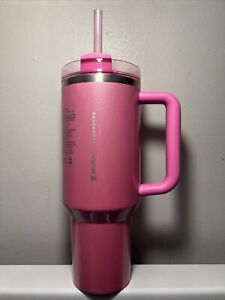 Stanley X Starbucks BNWT winter pink 40oz tumbler - Sold on eBay January 20th, 2024 for $261.00 (40 bids) 