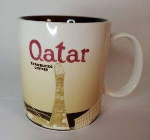 Ultra Rare Starbucks Global Icon Qatar v1 2011 Coffee Mug Collector Series