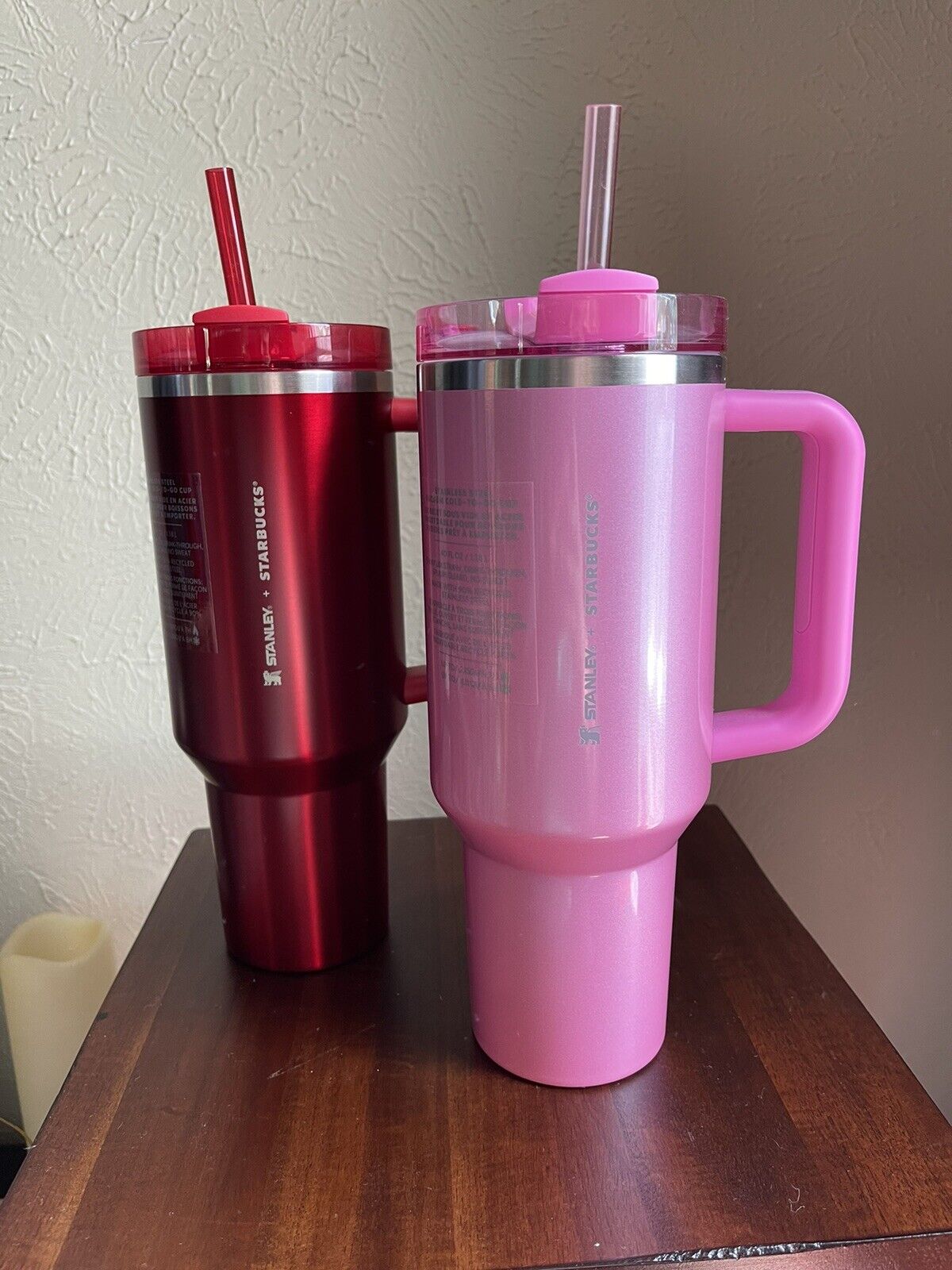 Starbucks X Stanley Winter Pink And Christmas Red Bundle - Sold on eBay December 13th, 2024 for $210.00