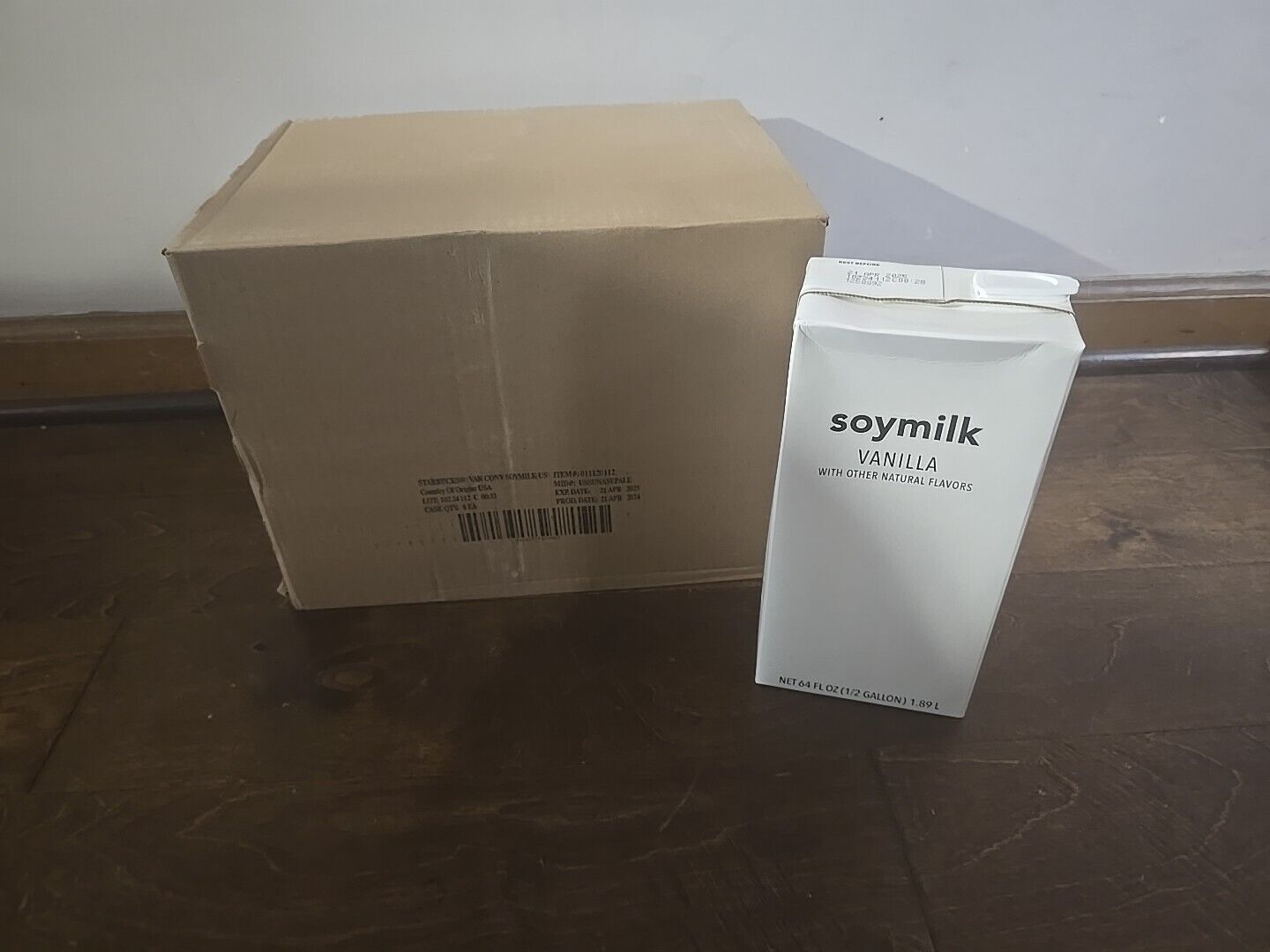 Starbucks (8-Pack) Vanilla Soymilk 64fl oz Each (1/2 Gallon) 04/2025 Best Before - Sold on eBay January 11th, 2025 for $49.95