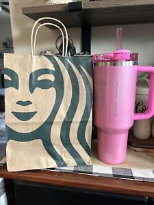 Stanley x Starbucks Winter Pink 40oz Tumbler (2024 Target Exclusive) - Sold on eBay January 4th, 2024 for $225.00