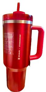 Starbucks X Stanley Holiday 2023 Collab (40 oz) Red Tumbler - Sold on eBay December 7th, 2023 for $157.50 (7 bids) 