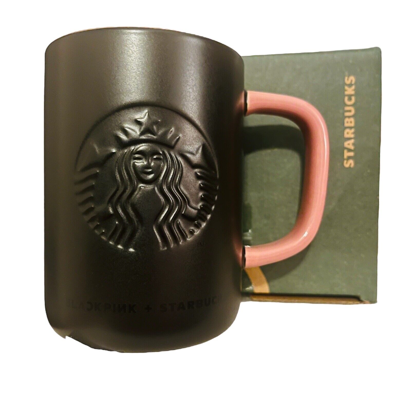 Starbucks + BLACKPINK 2023 Black&Pink Ceramic 16oz Mug~BNWT&Box~ US SELLER - Sold on eBay November 20th, 2024 for $119.99