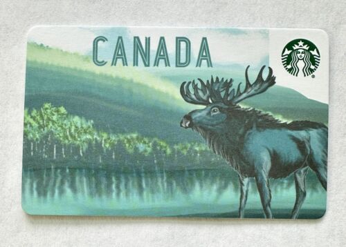 Starbucks CANADA moose GIFT CARD - Sold on eBay November 12th, 2023 for $1,002.99