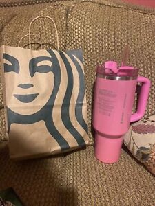 NEW Stanley x Starbucks Winter Pink 40oz Tumbler. Perfect For Valentines Day! - Sold on eBay February 4th, 2024 for $250.00 (1 bids) 