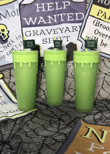 Starbucks 2023 Fall Halloween Green Glow in The Dark Slime Drip Cup 24 oz Venti - Sold on eBay September 18th, 2023 for $299.00