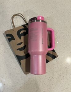 ? Stanley x Starbucks Exclusive 2024 Pink 40oz Tumbler NEW Sold Out Fast Ship - Sold on eBay January 24th, 2024 for $348.78