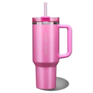 Starbucks x Stanley Cup Tumbler 40 oz Pink, Released 2024, RECEIPT/ IN HAND - Sold on eBay January 11th, 2024 for $350.00