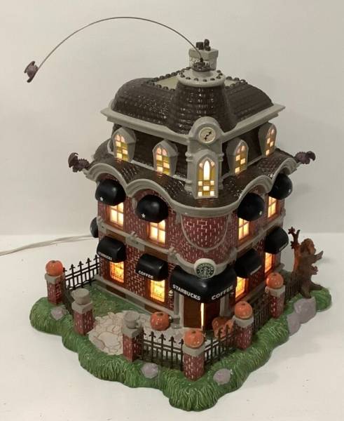 RARE Starbucks Haunted Halloween House 178670 Light-Up Holiday House [~Tested & - Sold on eBay October 13th, 2024 for $524.95
