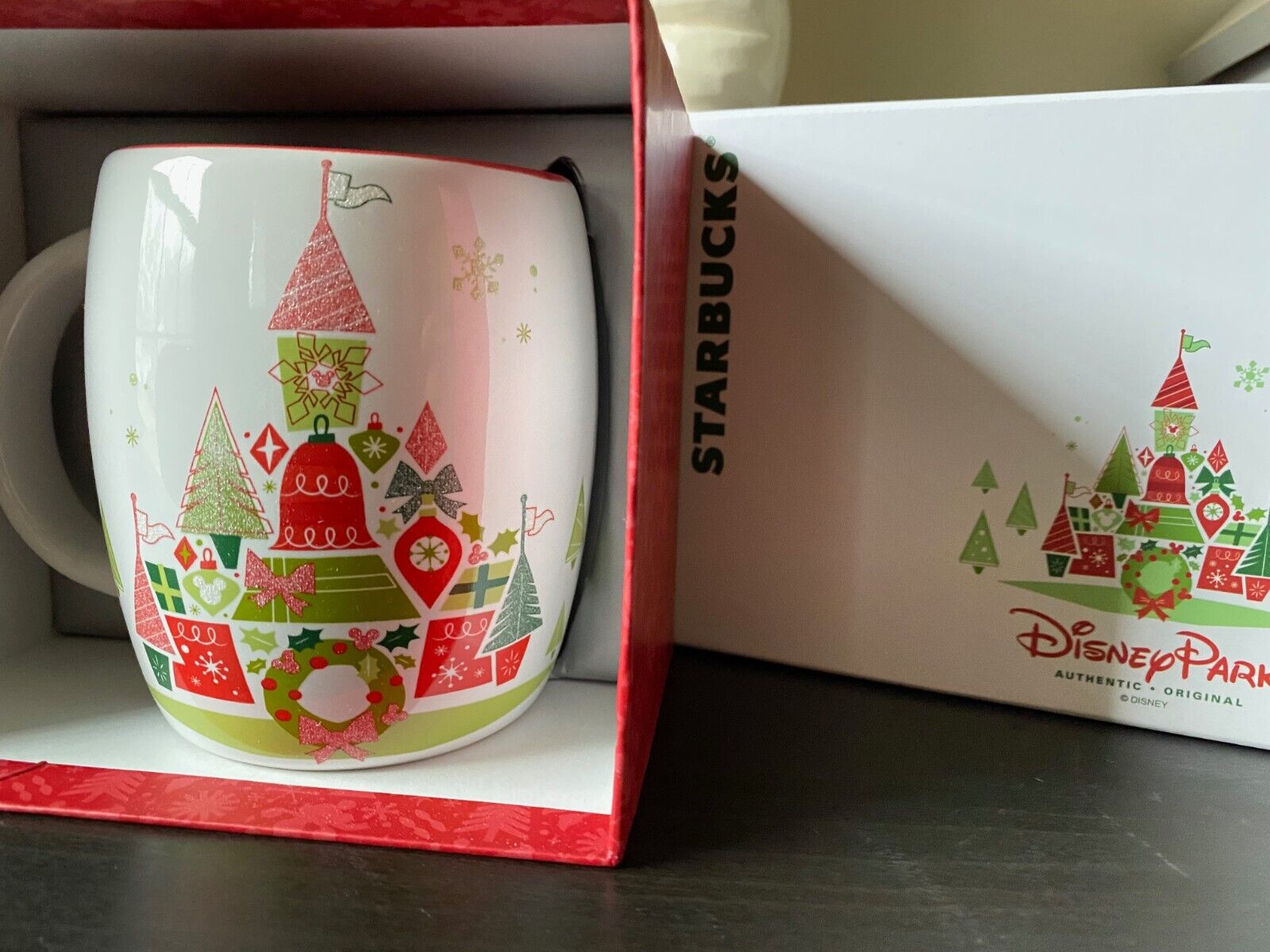 Disney Parks Starbucks Holiday Castle Christmas Coffee Mug 2015 12 OZ New in Box - Sold on eBay January 12th, 2025 for $119.95