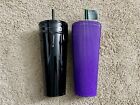 Starbucks Halloween 2024 Splatter  Purple Tumbler Glow In The Dark & Black Drip - Sold on eBay September 14th, 2024 for $99.99