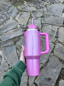 ? IN HAND ? 2024 Starbucks x Stanley Cup Holiday Tumbler 40 oz Pink - Sold on eBay January 12th, 2024 for $236.50 (6 bids) 