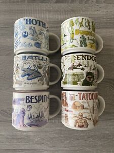 Starbucks Been There Series Star Wars Mug Set of 6 Hoth, Dagobah, Battu & Others - Sold on eBay February 21st, 2024 for $400.00