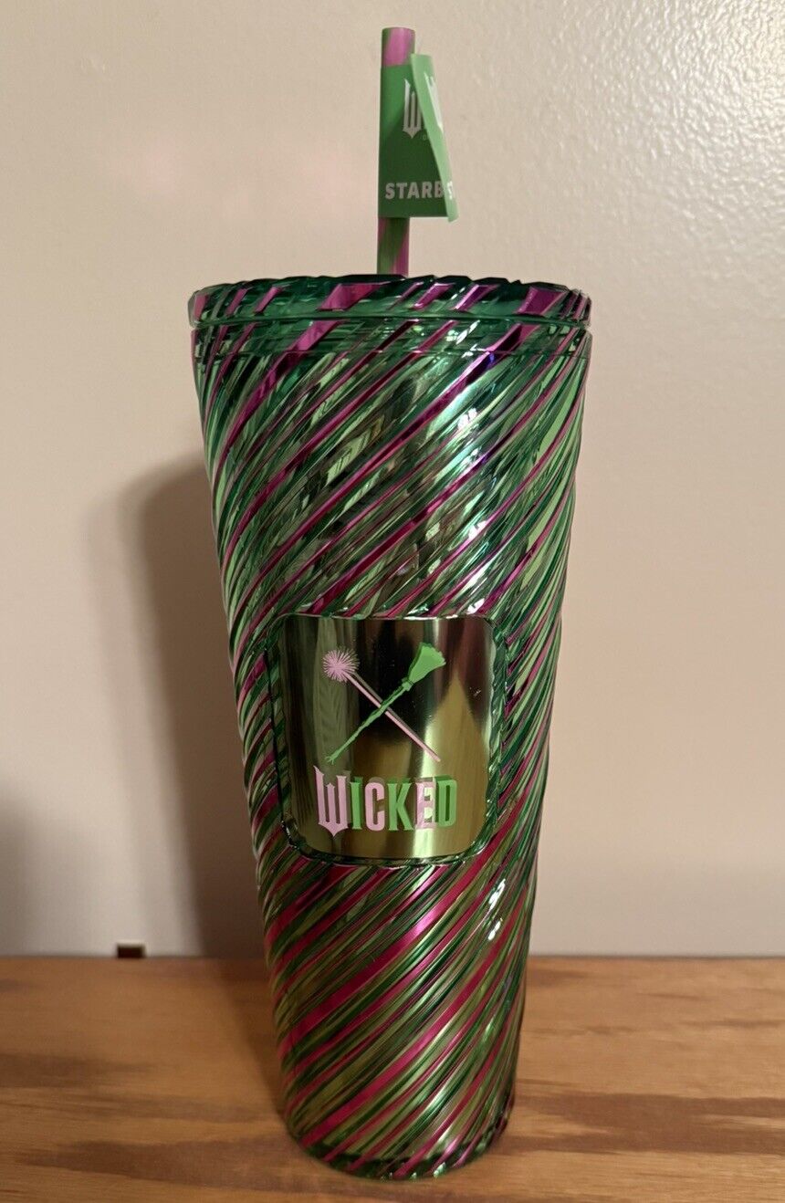 Starbucks Target Exclusive Wicked Pink & Green 24oz Swirl Cold Cup Tumbler NEW! - Sold on eBay December 25th, 2024 for $80.00