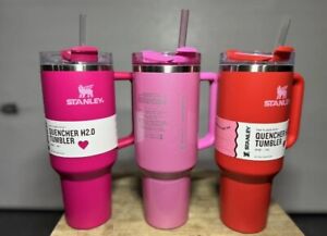 Stanley Starbucks 2024 - Target Exclusive Valentines Cosmo Pink & Red Set Of 3. - Sold on eBay January 12th, 2024 for $710.00 (41 bids) 