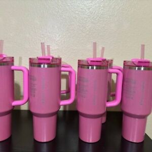 Stanley x Starbucks Exclusive 2024 Pink 40oz Tumbler NEW Release! - Sold on eBay January 5th, 2024 for $225.00