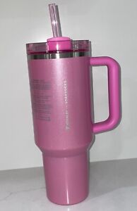 Stanley x Starbucks x Target Exclusive 2024 Pink Glitter 40oz Tumbler Cup - NEW - Sold on eBay January 7th, 2024 for $299.99