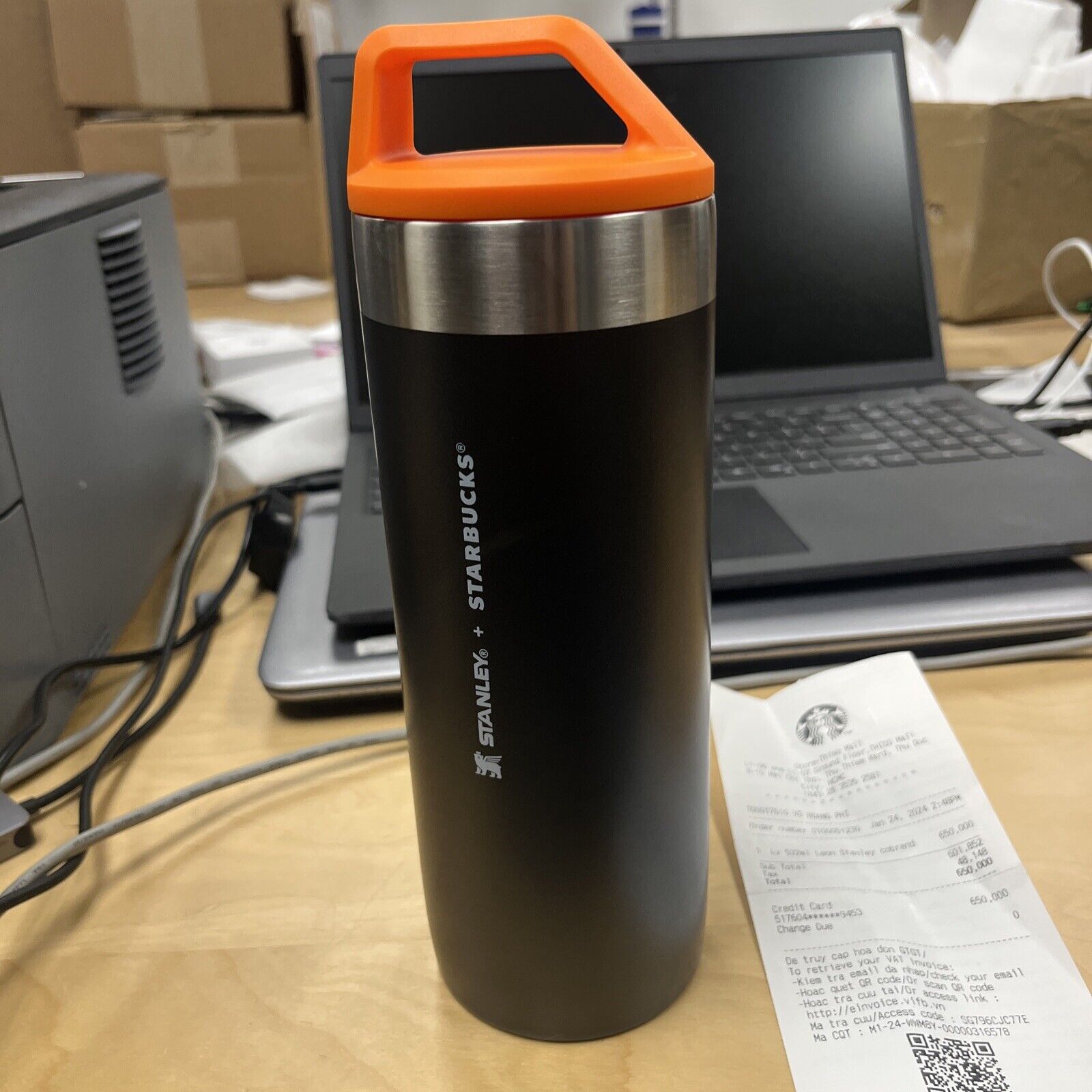 STANLEY X Starbucks 2024 new year exclusive 18oz - Sold on eBay February 23rd, 2025 for $65.00