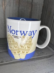 Starbucks 16 oz Coffee Mug Global Icon Collector Series: Norway Norge 2015