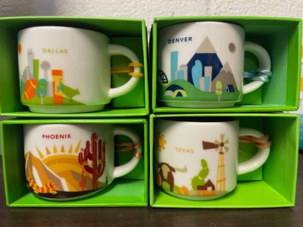 40 total Starbucks 2oz YAH Demi Cup 10 ea DALLAS, Phoenix, Texas, & Denver - Sold on eBay October 16th, 2024 for $350.00