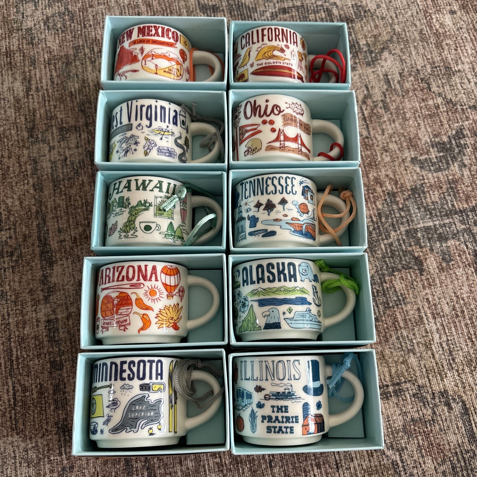 New  “Been There” 2 oz Mugs Set of 10 - Sold on eBay April 1st, 2025 for $165.00