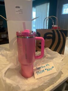 Stanley x Starbucks Winter Pink 40oz Tumbler (2024 Target Exclusive) New In Hand - Sold on eBay January 9th, 2024 for $227.50 (18 bids) 