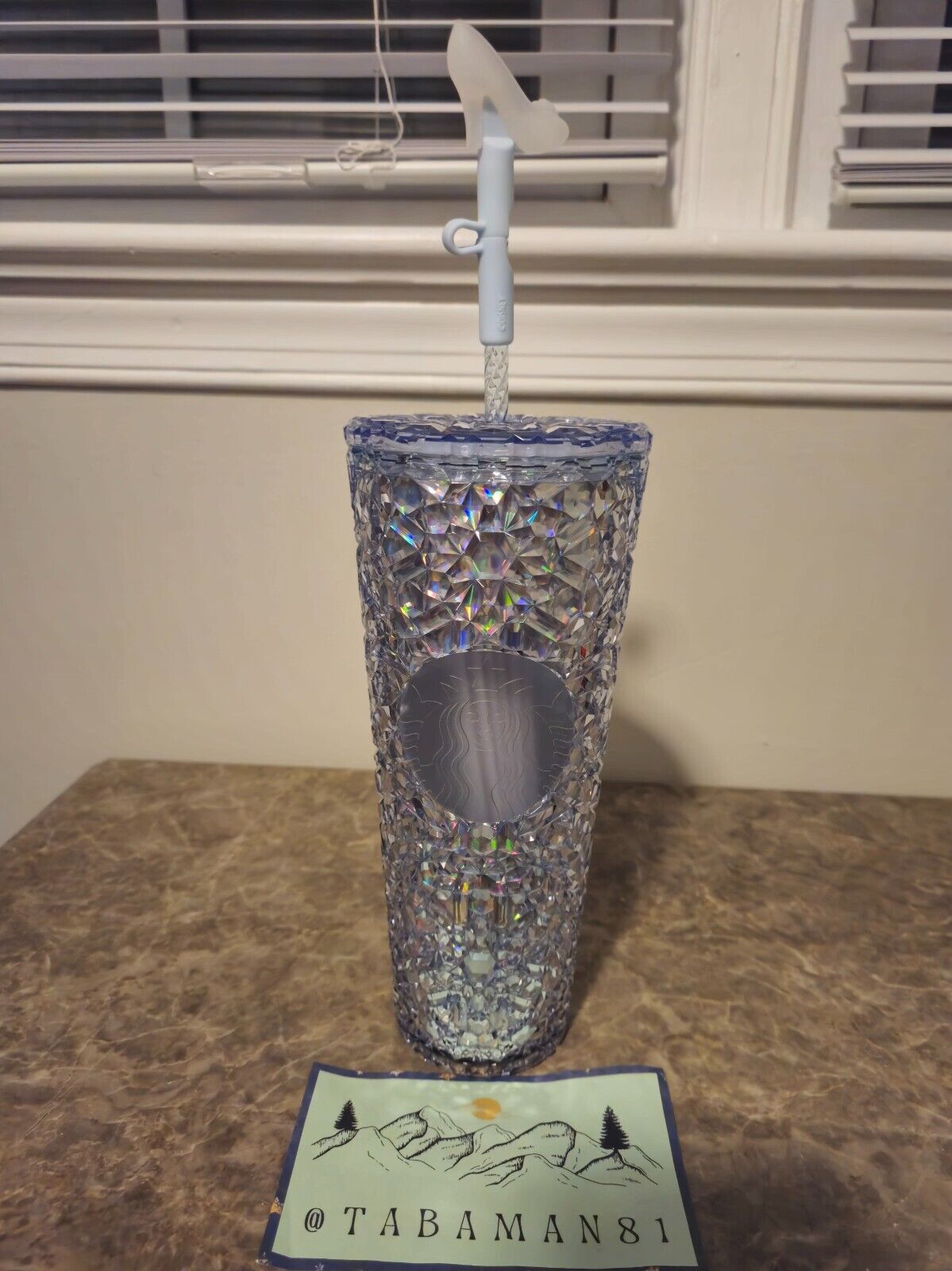 Disney 2025 Cinderella 75th Anniversary Starbucks Tumbler w/ Slipper Straw - Sold on eBay March 6th, 2025 for $80.00