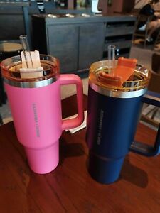 Starbucks x Stanley Blush & Navy blue  Ph exclusive - Sold on eBay August 22nd, 2023 for $300.00 (58 bids) 