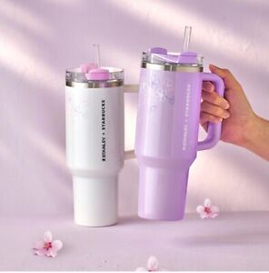 STARBUCKS X STANLEY - Japan Stanley SAKURA 2024 Cherry Blossom Tumbler - in U.S. - Sold on eBay March 9th, 2024 for $220.00