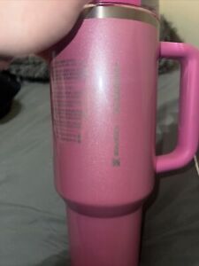 starbucks stanley 2023 holiday Winter Pink 40oz tumbler - Sold on eBay January 14th, 2024 for $234.00 (5 bids) 