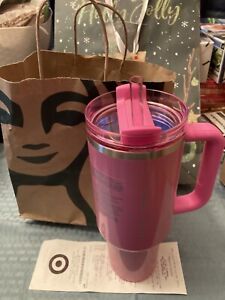 Stanley x Starbucks Exclusive 2024 Winter Pink 40oz Tumbler NEW! 72 HR Listing! - Sold on eBay January 11th, 2024 for $226.50 (9 bids) 