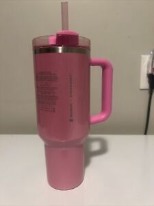 Pink Stanley x Starbucks 40oz Tumbler Limited Edition - Sold on eBay January 26th, 2024 for $230.00 (28 bids) 