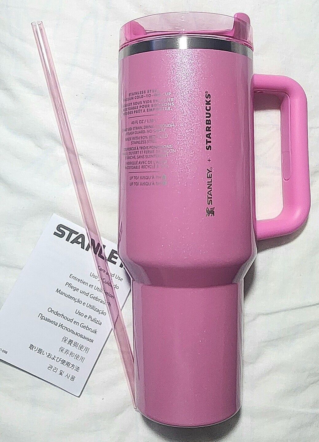 Starbucks X Stanley Winter Pink Cup 2024  * Sold Out* Limited Edition - Sold on eBay February 15th, 2025 for $90.00