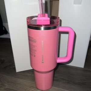 NEW Stanley x Starbucks Exclusive 2024 Pink 40oz Tumbler IN HAND RARE! - Sold on eBay January 3rd, 2024 for $199.99