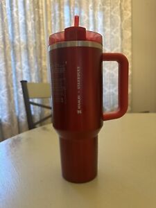 Starbucks + Stanley Holiday 2023 Collab (40 oz) Red Tumbler Mug ? SAME DAY SHIP - Sold on eBay November 8th, 2023 for $150.00