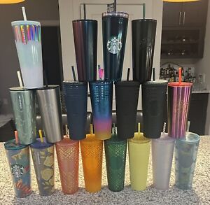 STARBUCKS TUMBLERS BRAND NEW AND USED (LOT OF 19) - Sold on eBay October 6th, 2023 for $175.00