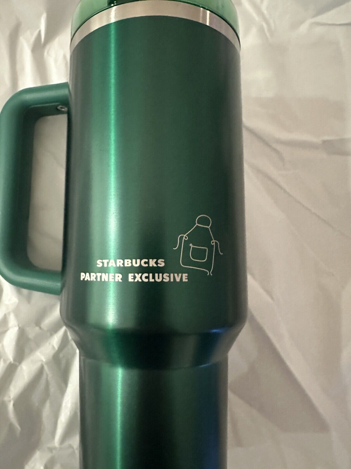 Stanley x Starbucks Partner Exclusive Green 40oz Tumbler Cup  - Limited Edition - Sold on eBay March 1st, 2025 for $400.00