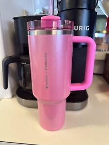 Stanley x Starbucks (Target Exclusive) Quencher 40oz Tumbler Winter Pink (2024) - Sold on eBay February 6th, 2024 for $255.00 (34 bids) 