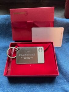Starbucks Limited Edition Serling Silver Card NIB - Sold on eBay December 3rd, 2023 for $165.00
