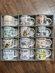 Starbucks You Are Here YAH Star Wars Mugs, COMPLETE SET - 2020, 2021, 2022, 2023 - Sold on eBay January 12th, 2024 for $950.00
