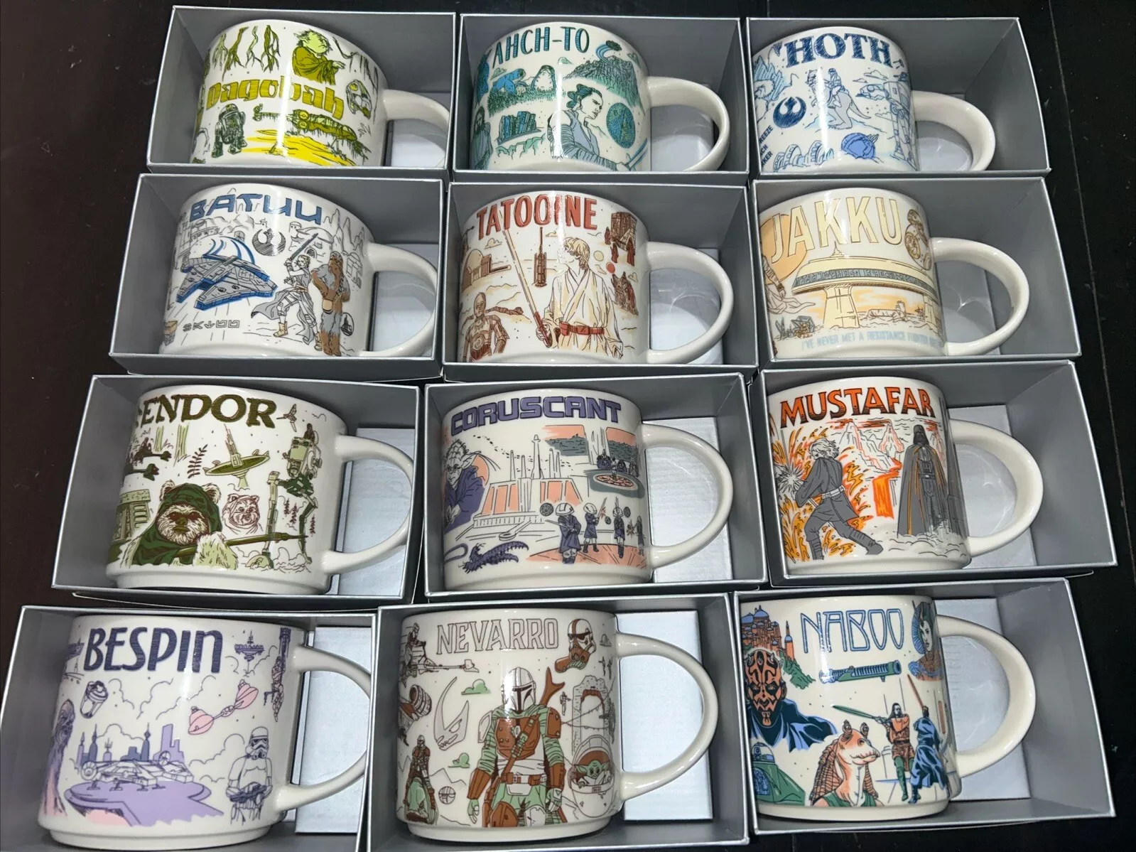 Starbucks STAR WARS Been There Series Mug Set (12) 2020 2021 2022 2023 Full Set. - Sold on eBay May 8th, 2025 for $599.95