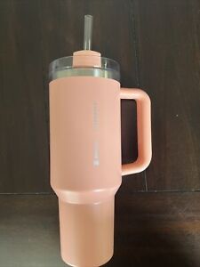 Stanley x Starbucks Stanley Cup Peach Pink 40oz - BRAND NEW - LIMITED EDITION! - Sold on eBay August 3rd, 2023 for $160.00