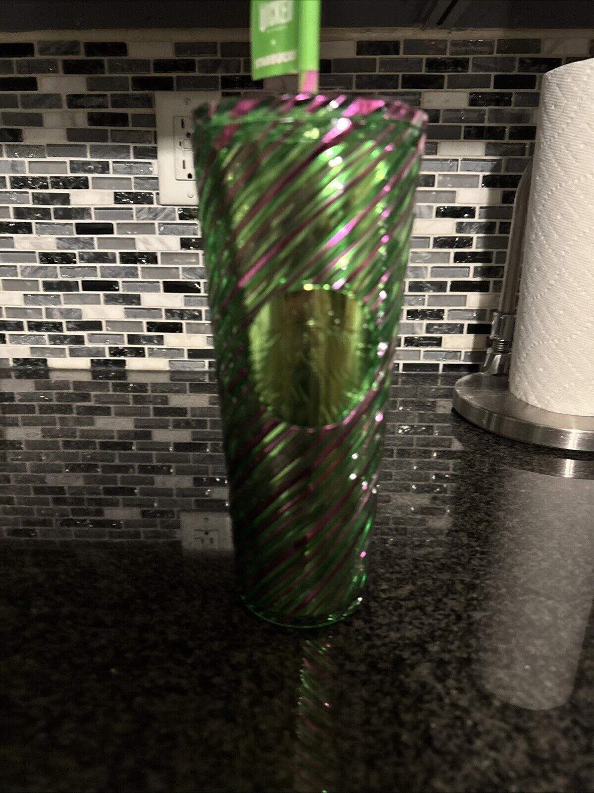 Wicked Starbucks Pink And Green Cup - Sold on eBay February 19th, 2025 for $69.99 (1 bids) 