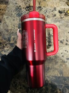 Starbucks Stanley Holiday 2023 Collab 40 oz Red Tumbler Limited Edition NEW - Sold on eBay November 18th, 2023 for $150.00