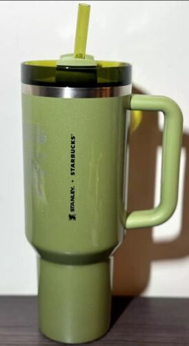Starbucks X Stanley Fall 2024 Pearl Olive Green 40 Oz Tumbler - SHIPS NOW - Sold on eBay August 28th, 2024 for $90.38