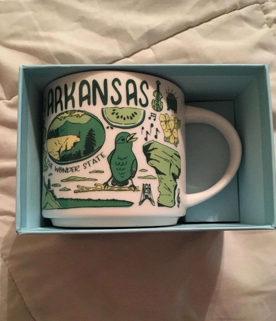 Starbucks Been There Mug -Arkansas- New In Box- 14oz - Sold on eBay February 27th, 2025 for $80.00