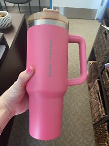 stanley starbucks tumbler 40oz pink - Sold on eBay September 3rd, 2023 for $200.00 (1 bids) 