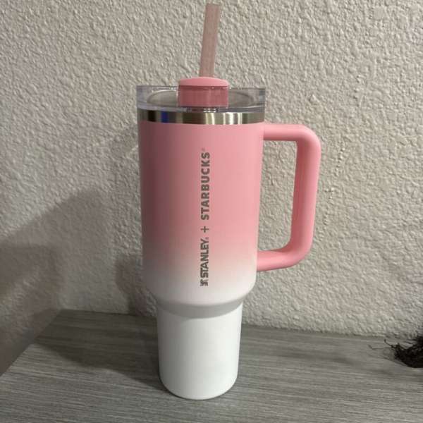 Stanley x Starbucks Philippines Sweet Pink 40oz Tumbler - Brand New With Flaw - Sold on eBay October 6th, 2024 for $125.00