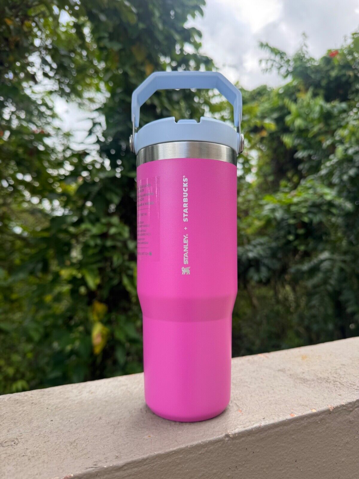 Stanley X Starbucks 30oz with handle Latam/Mexico Spring 2025 Barbie Pink - Sold on eBay March 8th, 2025 for $80.00
